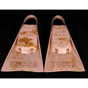 Yucca Surf Soft Flex Swim Fins Size Large 10-11 In Tiffanys Print Flippers